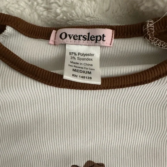 Brown and White T-Shirt - Picture 3 of 3